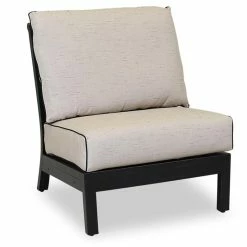 Currier Metal Outdoor Armless Lounge Chair