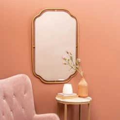 Desiree Asymmetrical Metal Wall Mirror -BirchLane Sales Store DesireeAsymmetricalMetalWallMirror 2