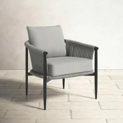 Dickson Metal Outdoor Lounge Chair -BirchLane Sales Store DicksonMetalOutdoorLoungeChair 2