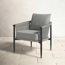 Dickson Metal Outdoor Lounge Chair -BirchLane Sales Store DicksonMetalOutdoorLoungeChair 3