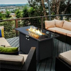 Domeier Rectangle Fire Pit Table -BirchLane Sales Store DomeierRectangleFirePitTable 4