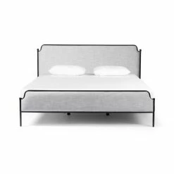 Dominiqua Upholstered Metal Bed