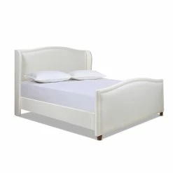 Donner Upholstered Wingback Panel Bed Frame