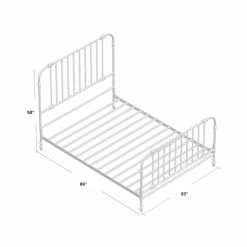 Earling Metal Slat Bed -BirchLane Sales Store EarlingMetalSlatBed 3