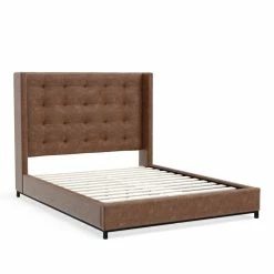 Elmurod Tufted Upholstered Low Profile Platform Bed -BirchLane Sales Store ElmurodTuftedUpholsteredLowProfilePlatformBed 2