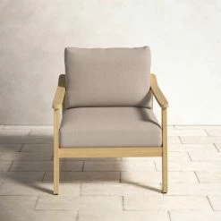 Evie Teak Outdoor Lounge Chair