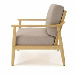Evie Teak Outdoor Lounge Chair -BirchLane Sales Store EvieTeakOutdoorLoungeChair 4