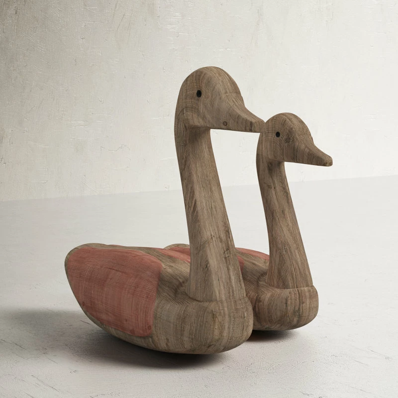 Fernet 2 Piece Bird Stained Figurine Set 3 Fernet 2 Piece Bird Stained Figurine Set - Image 3