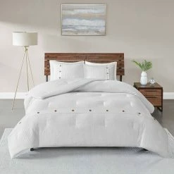 Finley 3 Piece Cotton Waffle Weave Duvet Cover Set