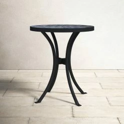 Fleur Concrete Outdoor Side Table