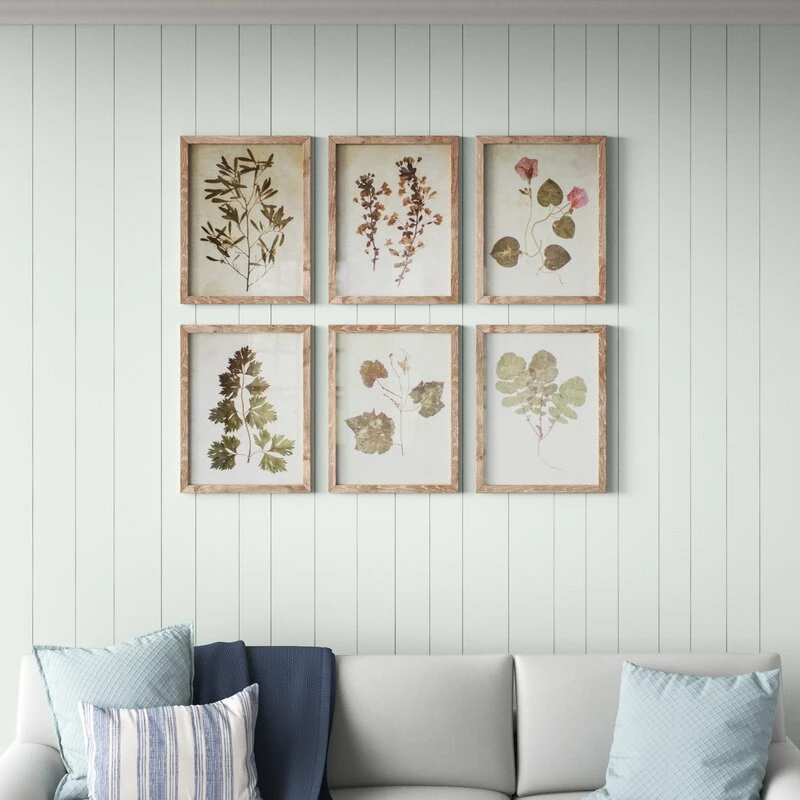 Gracehill Leaf - 6 Piece Picture Frame Graphic Art Set 2 Gracehill Leaf - 6 Piece Picture Frame Graphic Art Set - Image 2