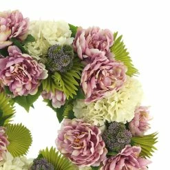 Handcrafted Faux Peony Wreath -BirchLane Sales Store HandcraftedFauxPeonyWreath 2