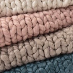 Hannelle Chunky Knit Throw Blanket -BirchLane Sales Store HannelleChunkyKnitThrowBlanket 2