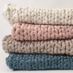 Hannelle Chunky Knit Throw Blanket -BirchLane Sales Store HannelleChunkyKnitThrowBlanket 3