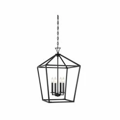 Hastings 4 - Light Dimmable Lantern Geometric Chandelier -BirchLane Sales Store Hastings4 LightDimmableLanternGeometricChandelier 4