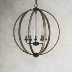 Huron 5 - Light Outdoor Chandelier