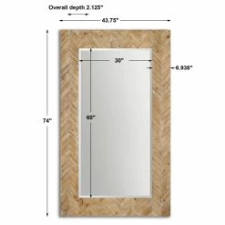 Hyde Rectangle Wood Mirror -BirchLane Sales Store HydeRectangleWoodMirror 2