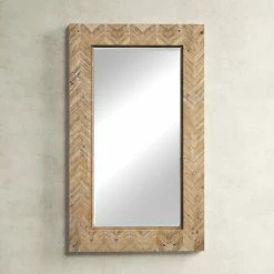 Hyde Rectangle Wood Mirror