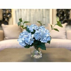 Hydrangea Floral Arrangement In Vase 6 Hydrangea Floral Arrangement In Vase -BirchLane Sales Store HydrangeaFloralArrangementinVase 1