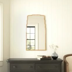 Jodi Asymmetrical Metal Wall Mirror -BirchLane Sales Store JodiAsymmetricalMetalWallMirror 3