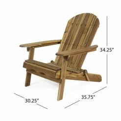 Kalicki Acacia Outdoor Adirondack Chair -BirchLane Sales Store KalickiAcaciaOutdoorAdirondackChair 2