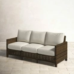 Kearns 77'' Wicker Outdoor Sofa 5 Kearns 77'' Wicker Outdoor Sofa -BirchLane Sales Store Kearns772727WickerOutdoorSofa 2