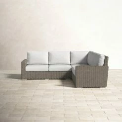 Kiona 106'' Wicker Outdoor Sofa