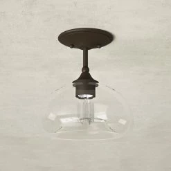 Lani Glass Semi Flush Mount