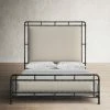 Lieb Upholstered Metal Bed