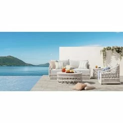 Lucan Concrete Outdoor Coffee Table -BirchLane Sales Store LucanConcreteOutdoorCoffeeTable 2