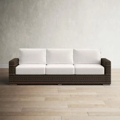 Lucey 106'' Wicker Outdoor Sofa