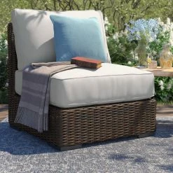 Lucey All Weather Wicker Armless Lounge Chair -BirchLane Sales Store LuceyAllWeatherWickerArmlessLoungeChair 1