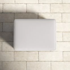 Lucey All Weather Wicker Ottoman With Sunbrella Cushions -BirchLane Sales Store LuceyAllWeatherWickerOttomanwithSunbrellaCushions 3