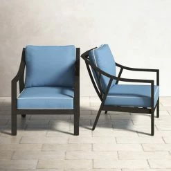 Mackinnon Metal Outdoor Lounge Chair