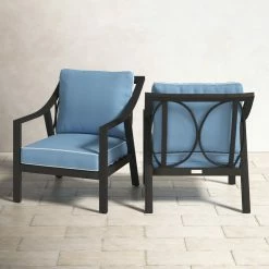 Mackinnon Metal Outdoor Lounge Chair -BirchLane Sales Store MackinnonMetalOutdoorLoungeChair 3