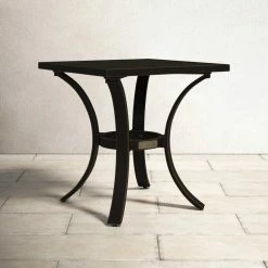 Mackinnon Metal Outdoor Side Table -BirchLane Sales Store MackinnonMetalOutdoorSideTable 2