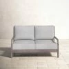 Macklin 54.72'' Eucalyptus Outdoor Sofa
