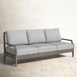 Macklin 80.5'' Eucalyptus Outdoor Sofa -BirchLane Sales Store Macklin80.52727EucalyptusOutdoorSofa 2