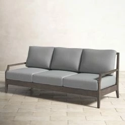 Macklin 80.5'' Eucalyptus Outdoor Sofa -BirchLane Sales Store Macklin80.52727EucalyptusOutdoorSofa 3