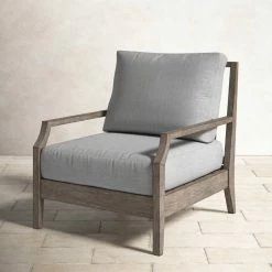 Macklin Eucalyptus Outdoor Lounge Chair -BirchLane Sales Store MacklinEucalyptusOutdoorLoungeChair 3