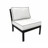 Madison Metal Outdoor Armless Lounge Chair