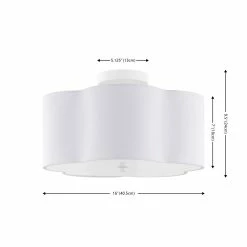 Mamchand Fabric Semi Flush Mount -BirchLane Sales Store MamchandFabricSemiFlushMount 3