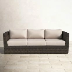Melinda 78'' Wicker Outdoor Sofa