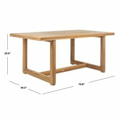 Melrose Teak Outdoor Dining Table -BirchLane Sales Store MelroseTeakOutdoorDiningTable 4