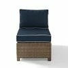 Mosier Wicker Outdoor Armless Lounge Chair