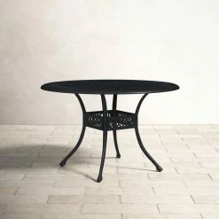 Neilsen Metal Outdoor Dining Table -BirchLane Sales Store NeilsenMetalOutdoorDiningTable 2