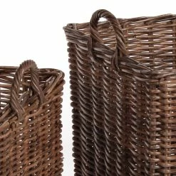 Nelda Coastal Nesting Rattan General Basket - Set Of 2 -BirchLane Sales Store NeldaCoastalNestingRattanGeneralBasket Setof2 3