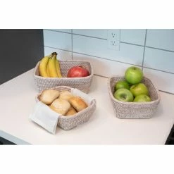 Nesting Rattan General Basket - Set Of 3 -BirchLane Sales Store NestingRattanGeneralBasket Setof3 1