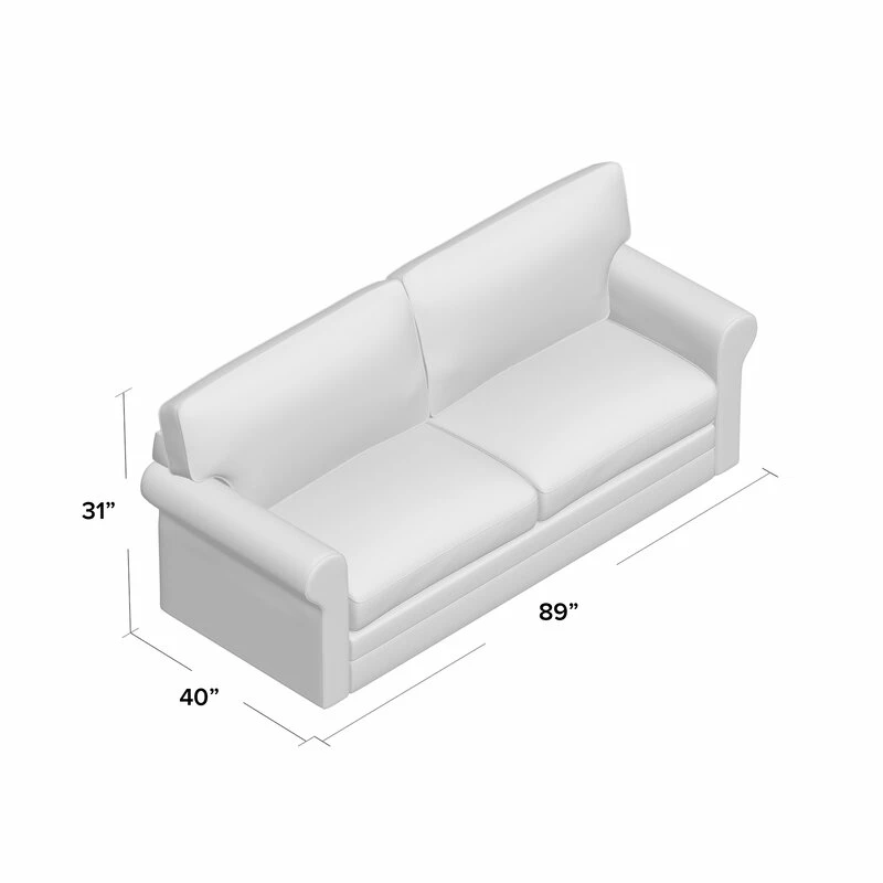 Newton 89'' Upholstered Sofa 2 Newton 89'' Upholstered Sofa - Image 2