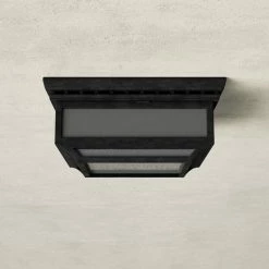 Nisbet Seeded Outdoor Flush Mount